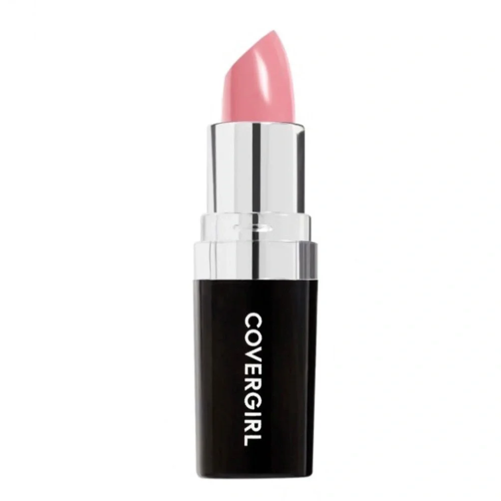 NWT Covergirl Lipstick Continuous Color Pink Lipstick 415 Rose Quartz Shimmer